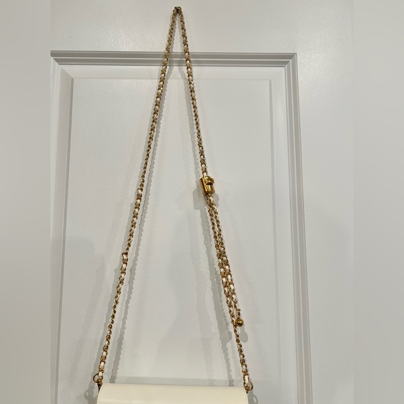 Charles & Keith Roza Beaded Handle Scarf Bag in Cream NWT - Picture 14 of 16